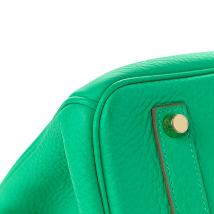Hermes Taurillon Clemence Birkin 35 Menthe 9 of 14