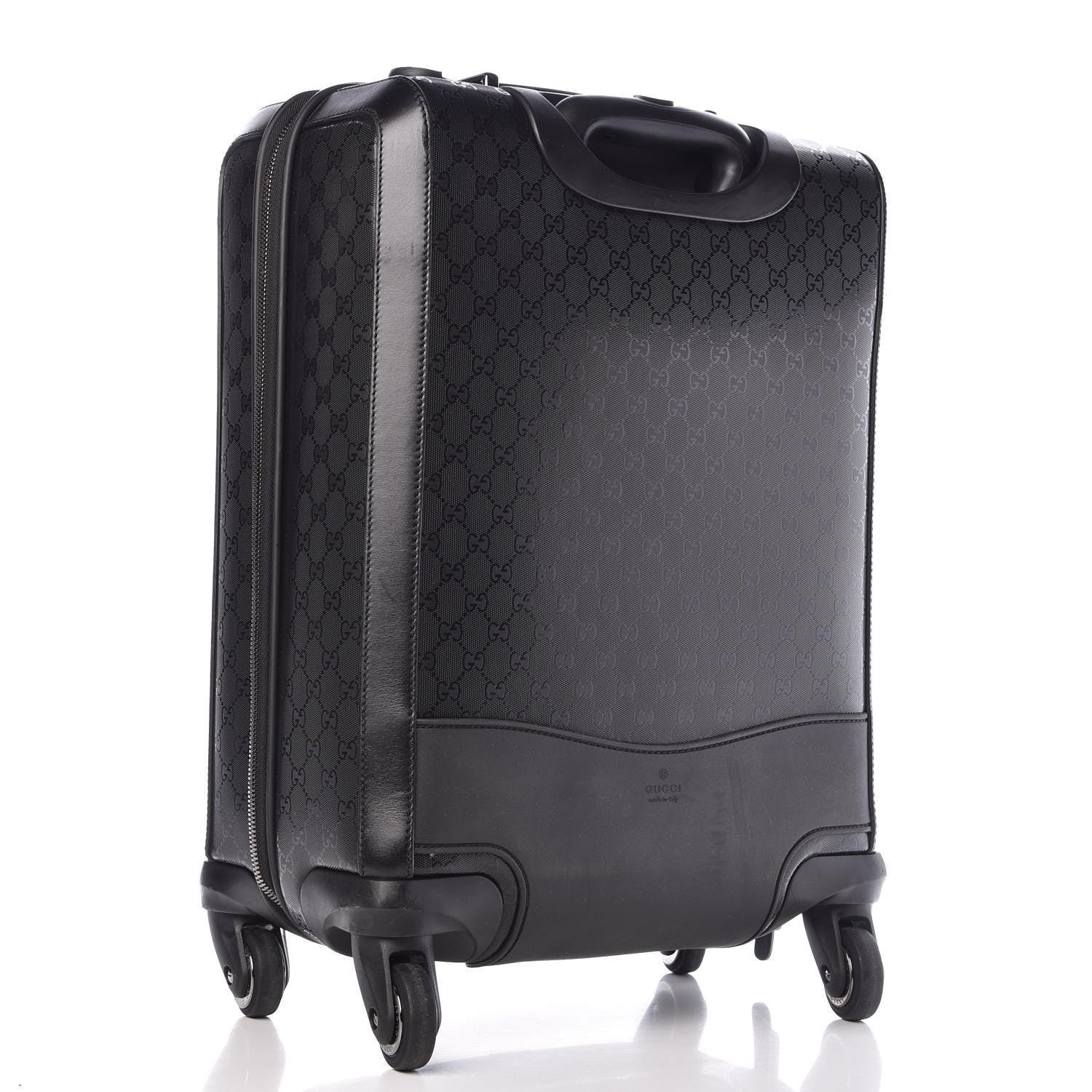 Gucci Imprime Monogram Carry On Suitcase Black 3 of 18
