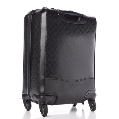 Gucci Imprime Monogram Carry On Suitcase Black 3 of 18