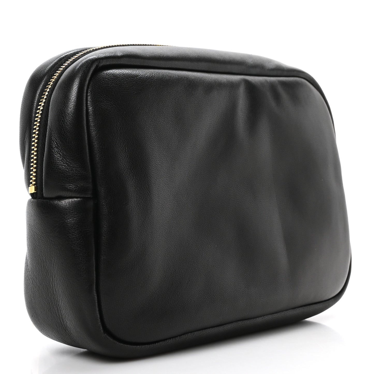 Lambskin Calypso Cosmetic Case Black
