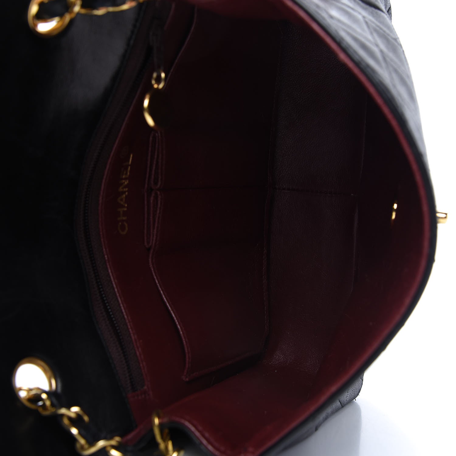 Chanel Lambskin Quilted Mini Square Flap Black 5 of 11