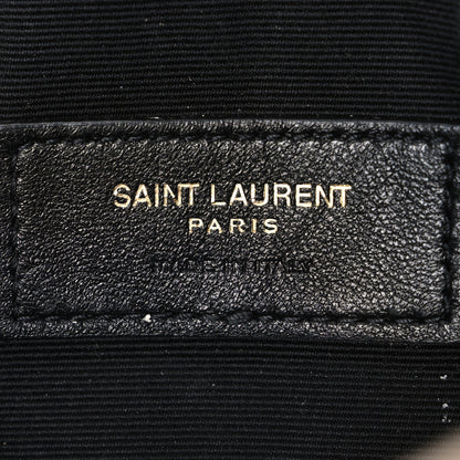 Saint Laurent Grain De Poudre Uptown Pouch Dark Beige 6 of 8