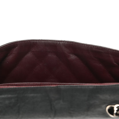 Chanel Lambskin Quilted Jumbo Single Flap Black 15 of 17