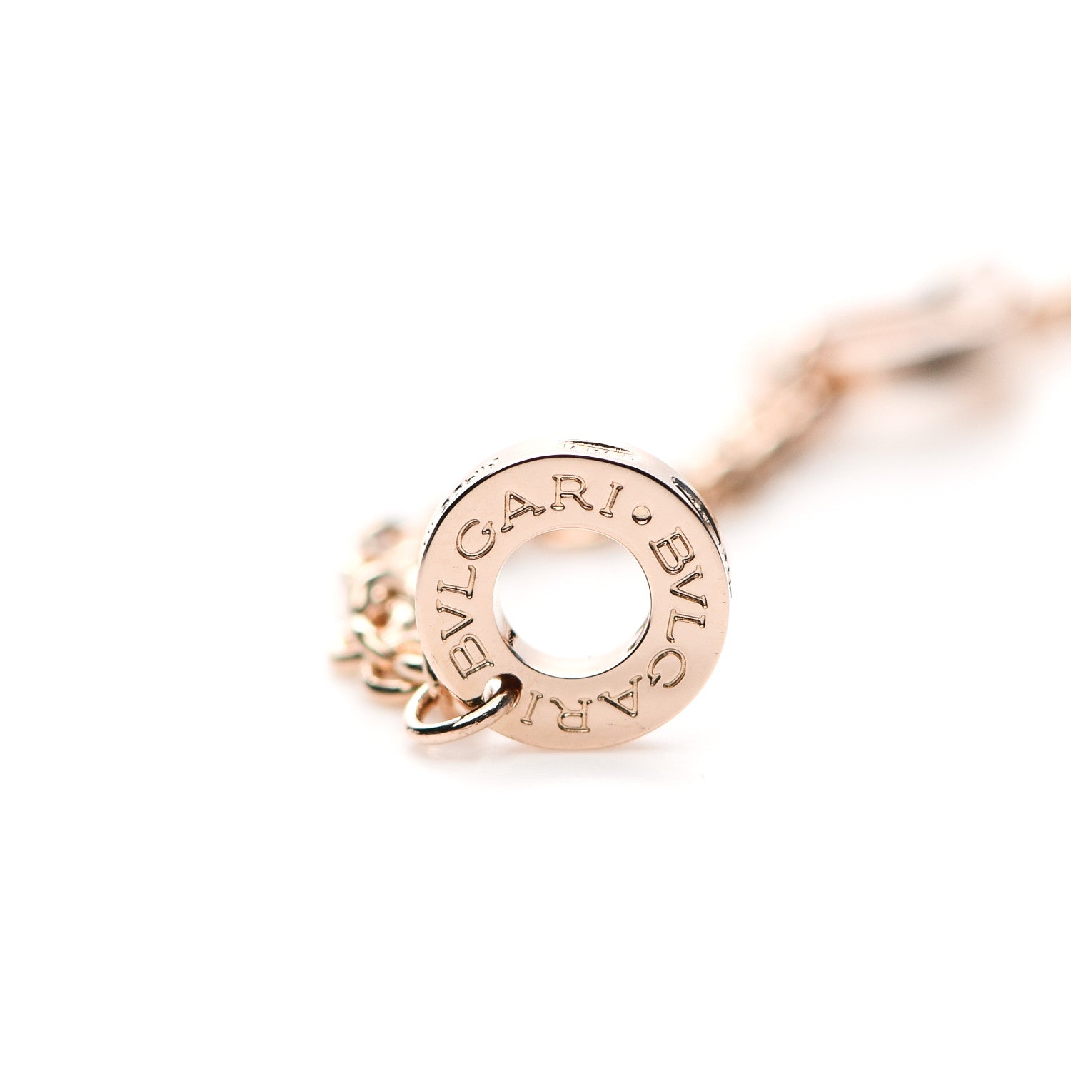 Bulgari 18K Rose Gold B.Zero1 Open Legends Pendant Necklace 6 of 8