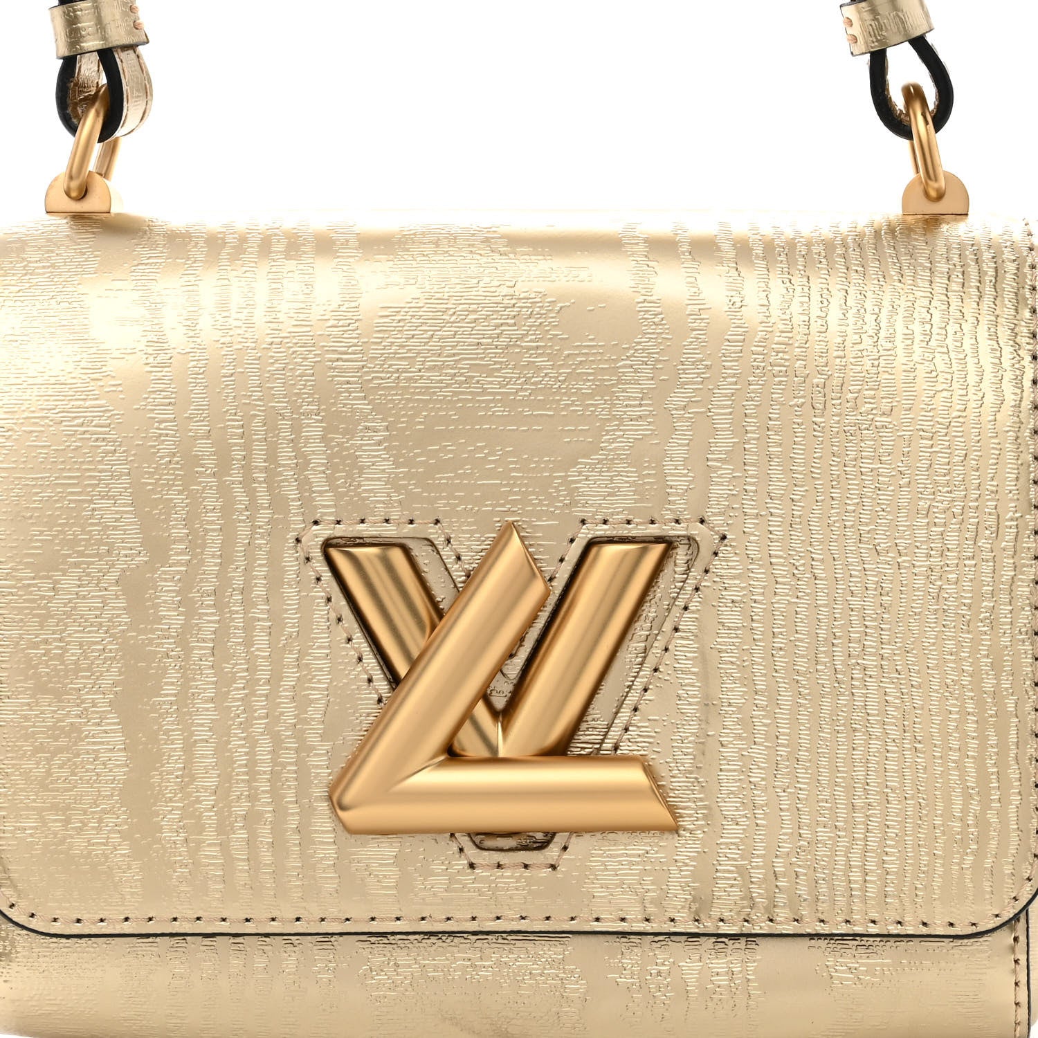 Louis Vuitton Calfskin Gravity Twist PM Gold 7 of 11