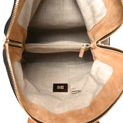 Fendi Pequin Cuoio Vegetale 2Bag Tobacco Cuoio Miele Vacchetta 5 of 11