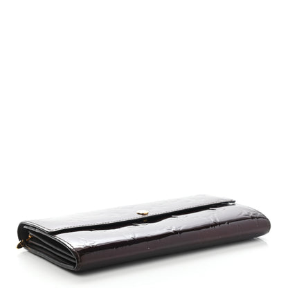 Louis Vuitton Vernis Sarah Wallet Amarante 4 of 11