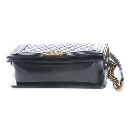 Chanel Glazed Calfskin Medium Boy Flap Black 4 of 6