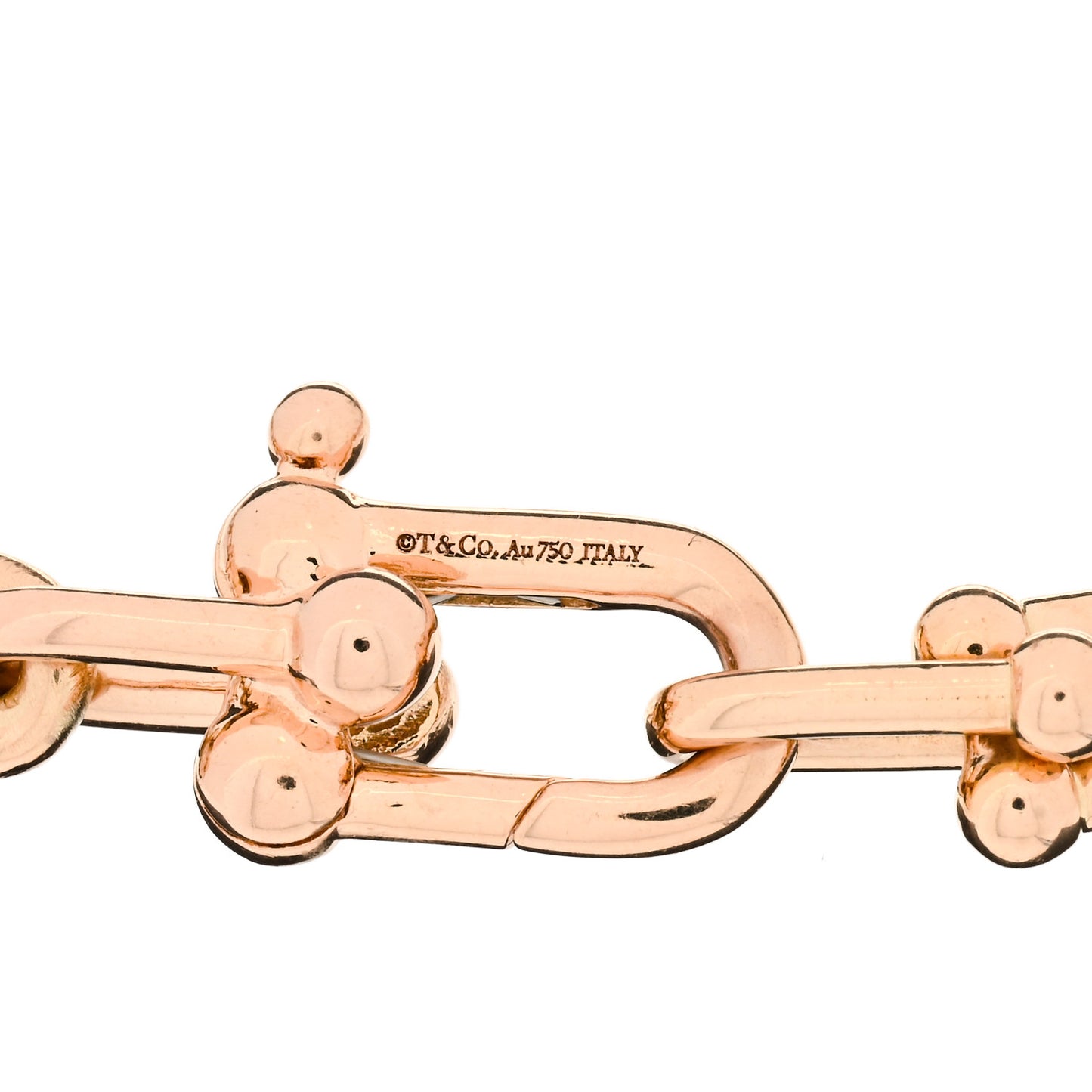18K Rose Gold Small HardWear Link Bracelet