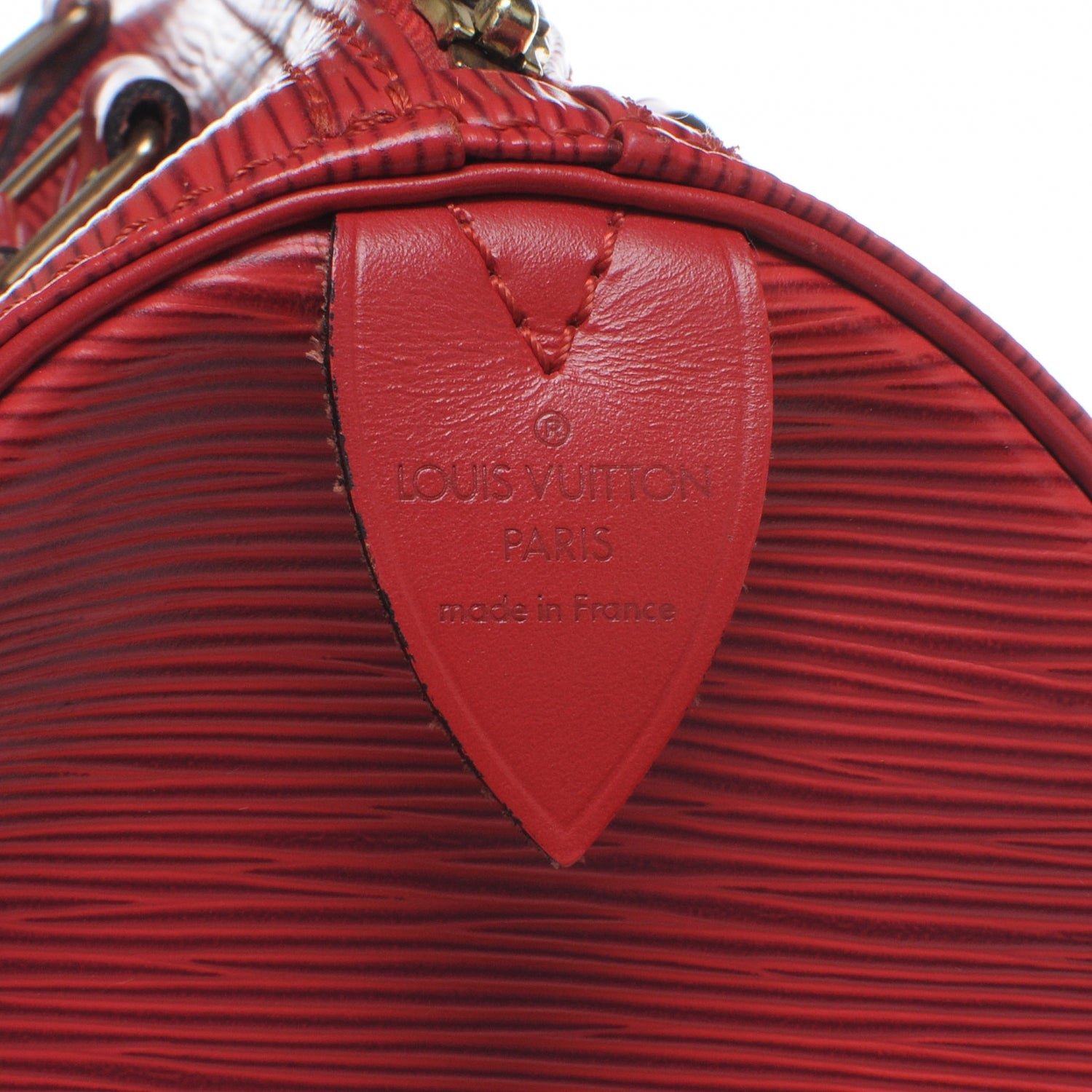 Louis Vuitton Epi Speedy 35 Rouge 6 of 7