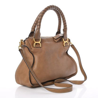 Chloe Calfskin Medium Marcie Satchel Nut 3 of 7