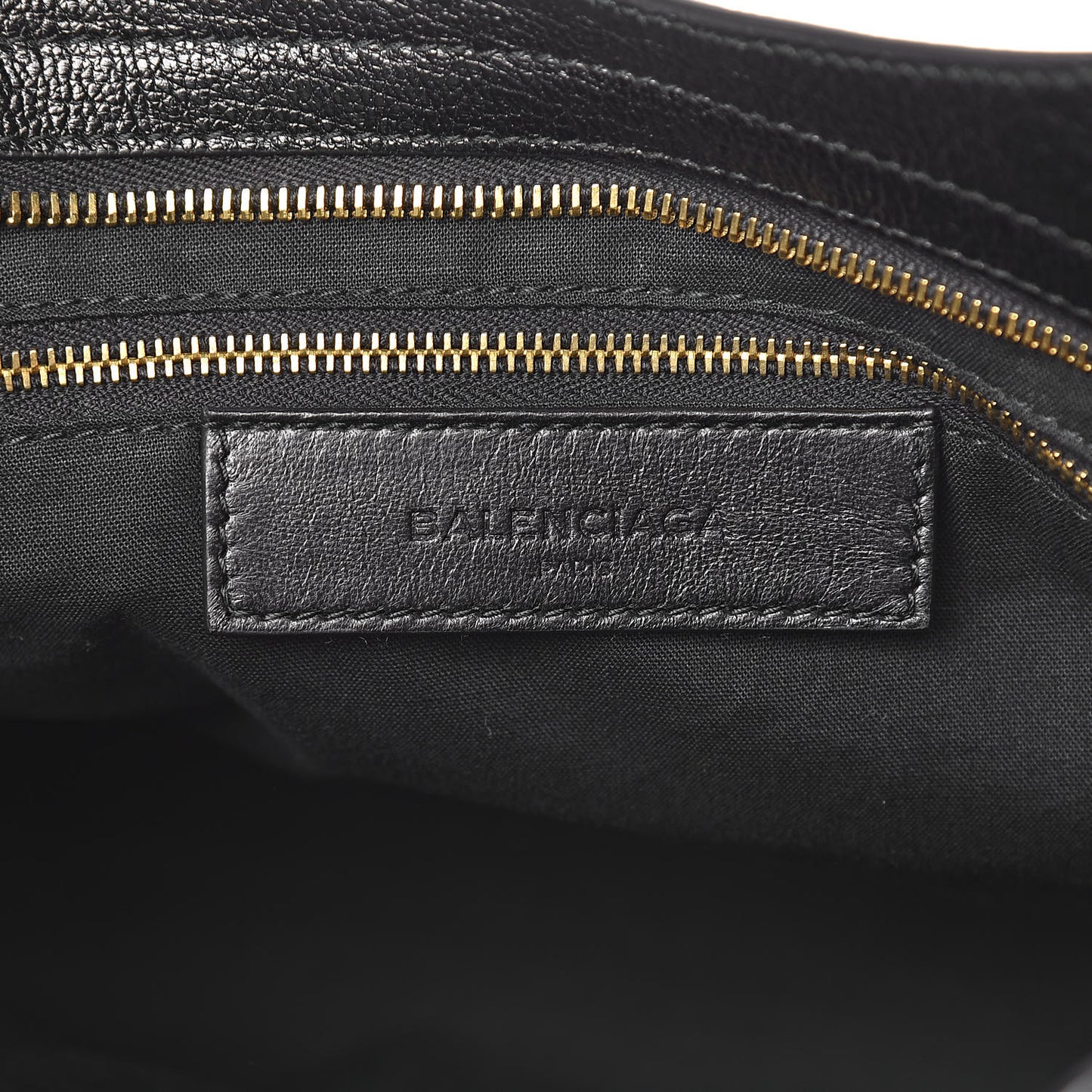 Chevre Gold Metallic Edge Hardware City Black
