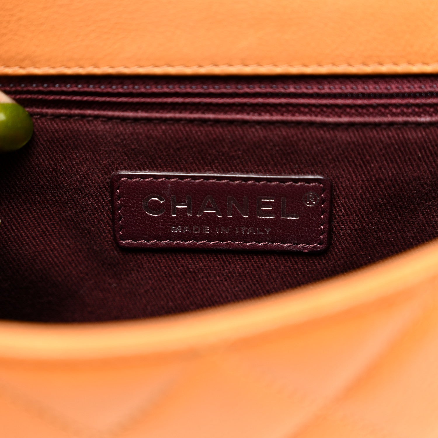 Chanel Nubuck Caviar Quilted Small Daily Carry Messenger Yellow 6 of 10