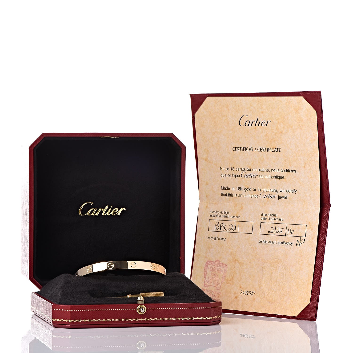 Cartier 18K Yellow Gold LOVE Bracelet 19 8 of 8