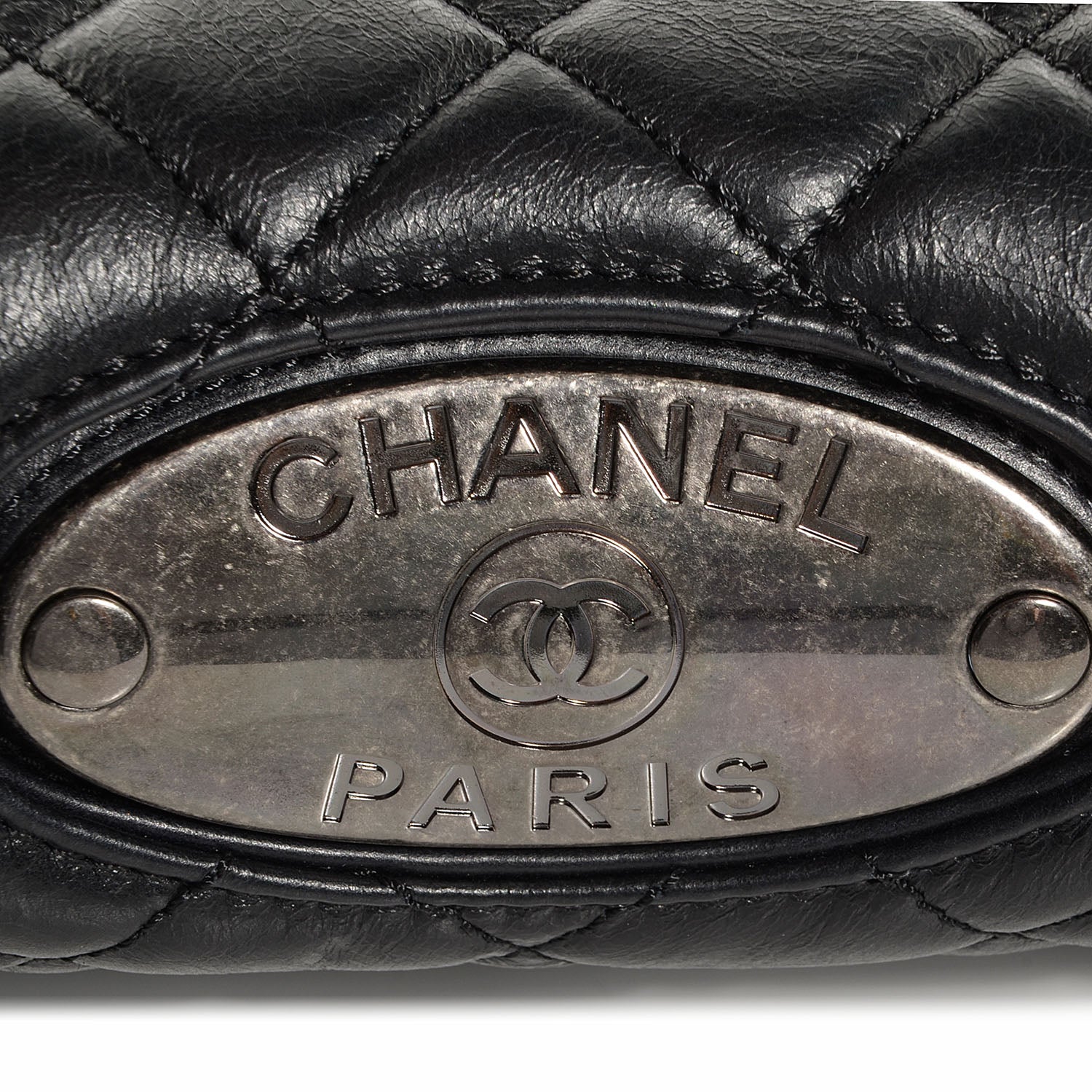 Chanel Calfskin Quilted Large Single Flap Black 9 of 9