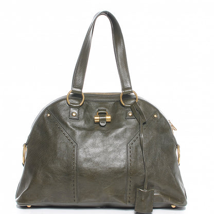 Saint Laurent Large Muse Army Green 1 of 7