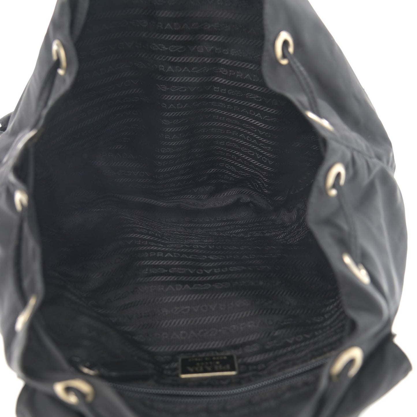 Nylon Vela Medium Backpack Black