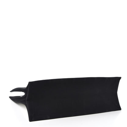 Saint Laurent Canvas Noe Striped Tote Black White 3 of 8