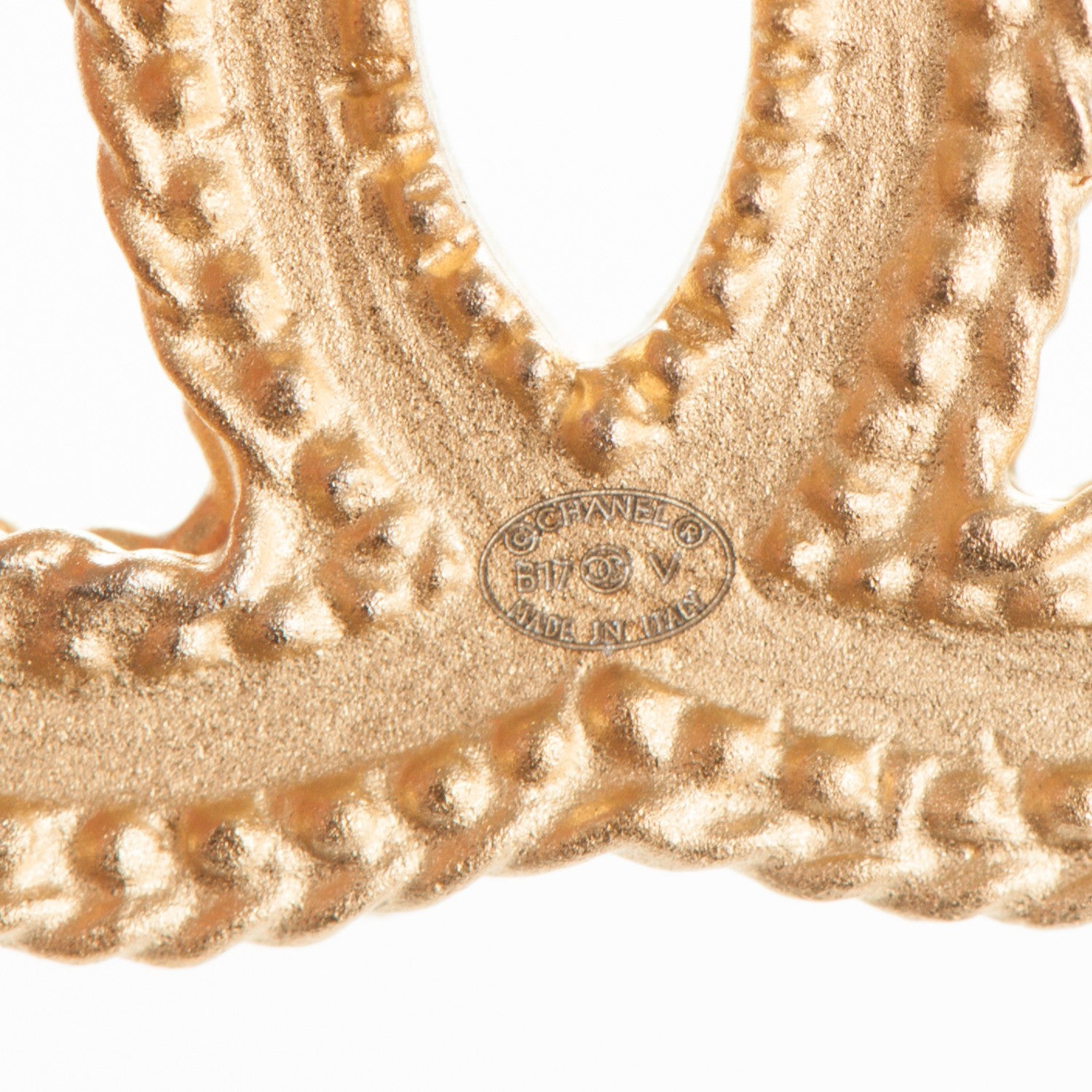 Chanel CC Drop Earrings Gold 5 of 5