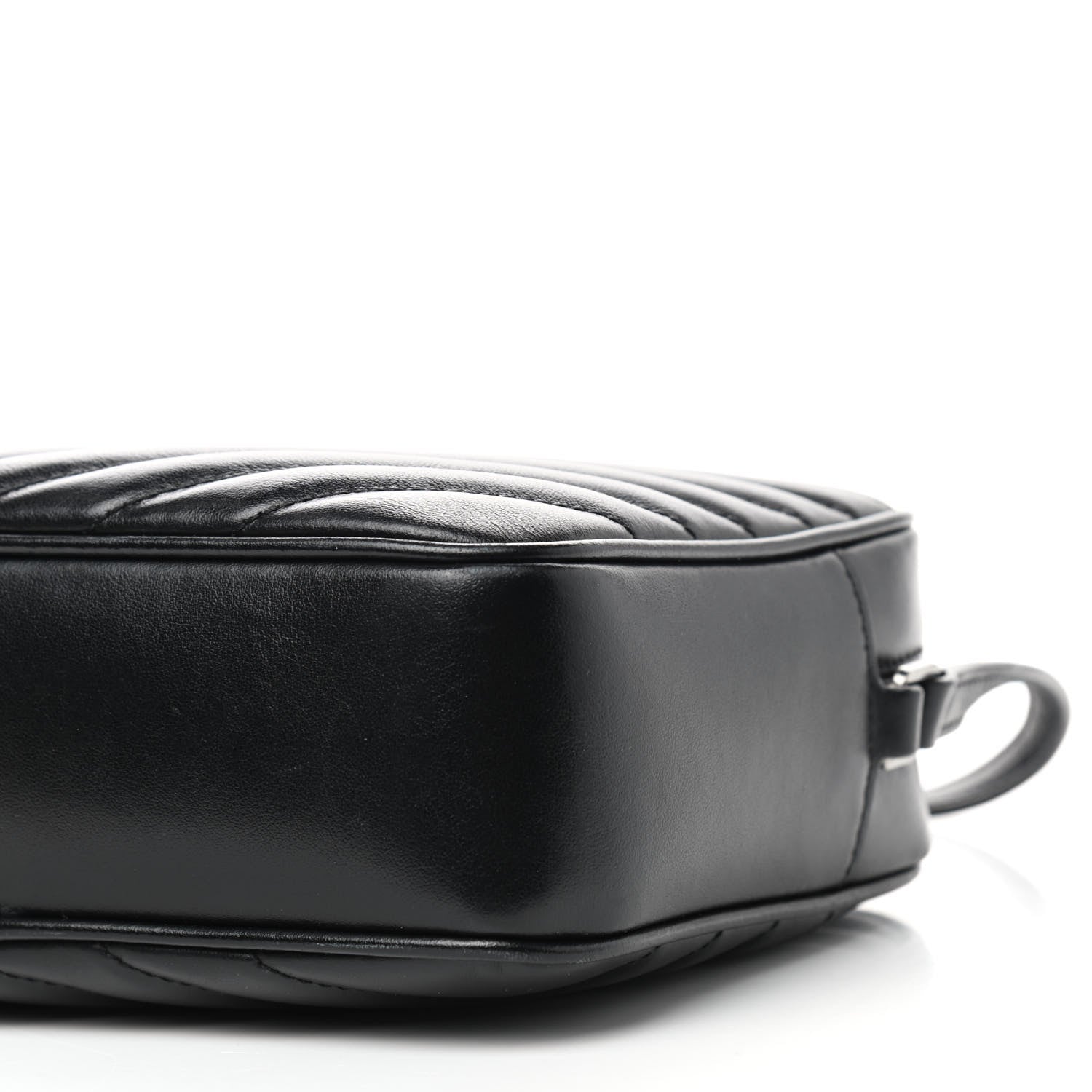 Saint Laurent Calfskin Matelasse Monogram Lou Camera Bag Black 7 of 9