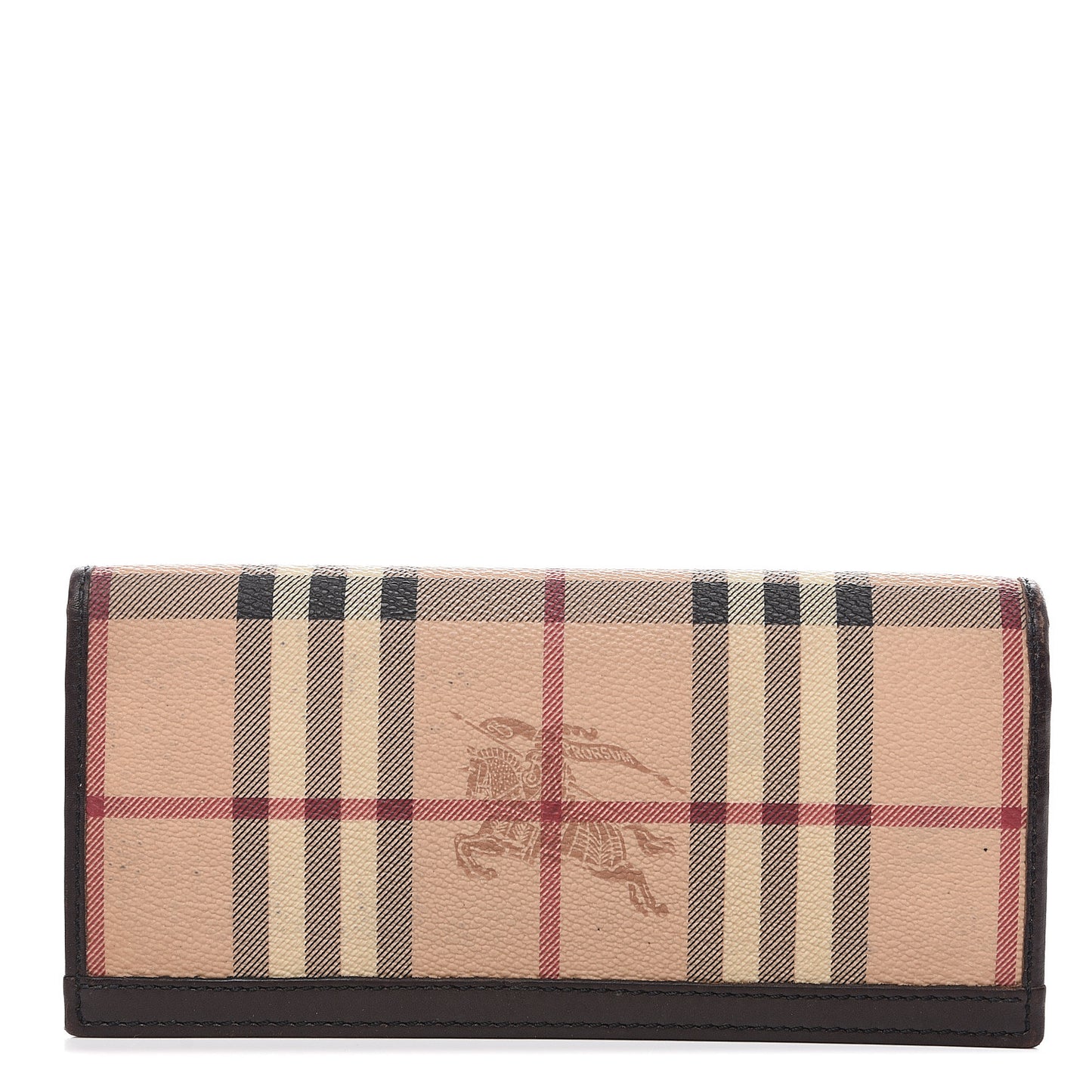 Haymarket Check Continental Wallet Chocolate