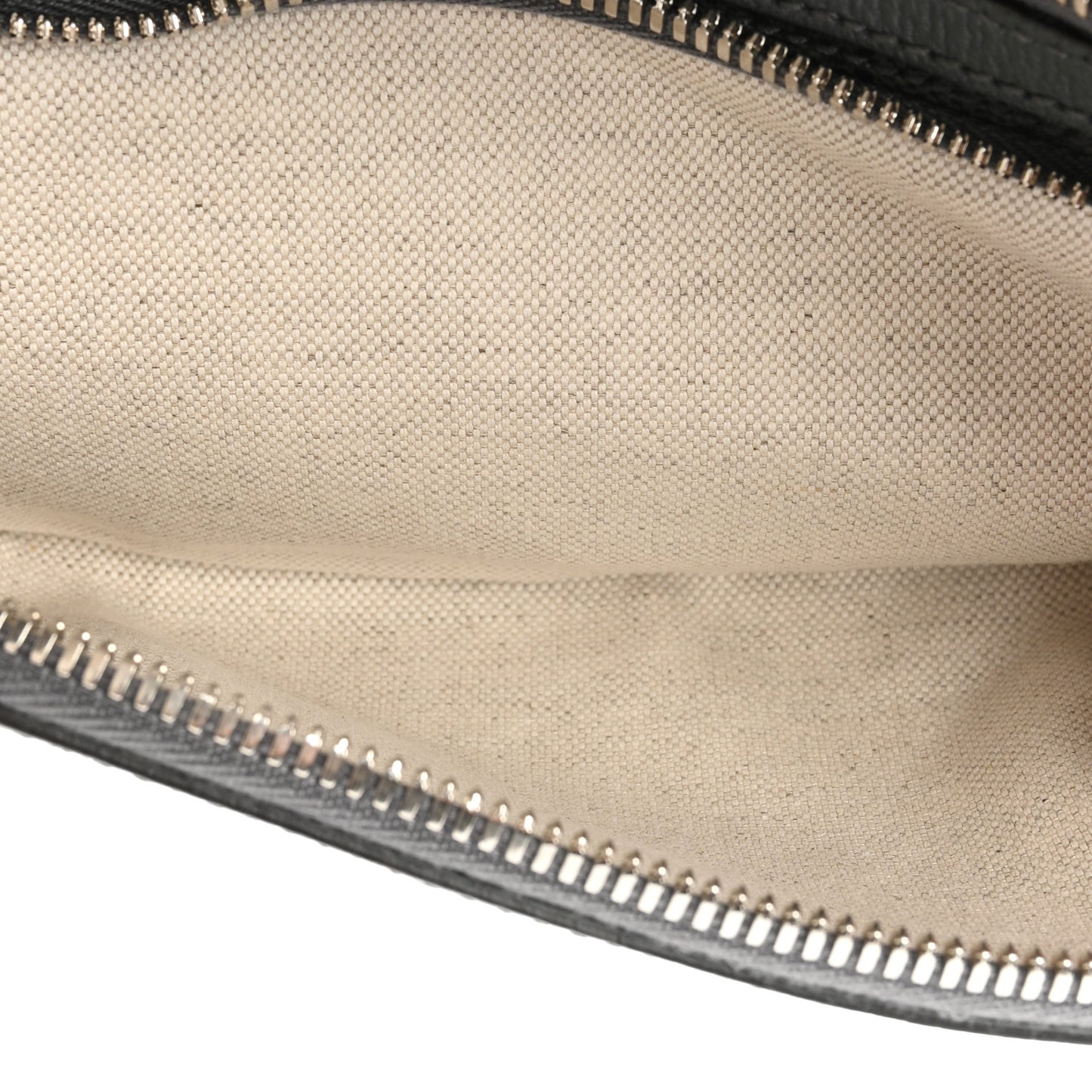 GG Supreme Monogram Textured Dollar Calfskin Ophidia Belt Bag Grey Black Graphite Grey