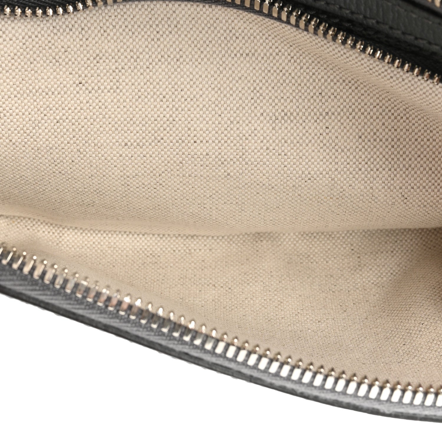 Gucci GG Supreme Monogram Textured Dollar Calfskin Ophidia Belt Bag Grey Black Graphite Grey 6 of 12