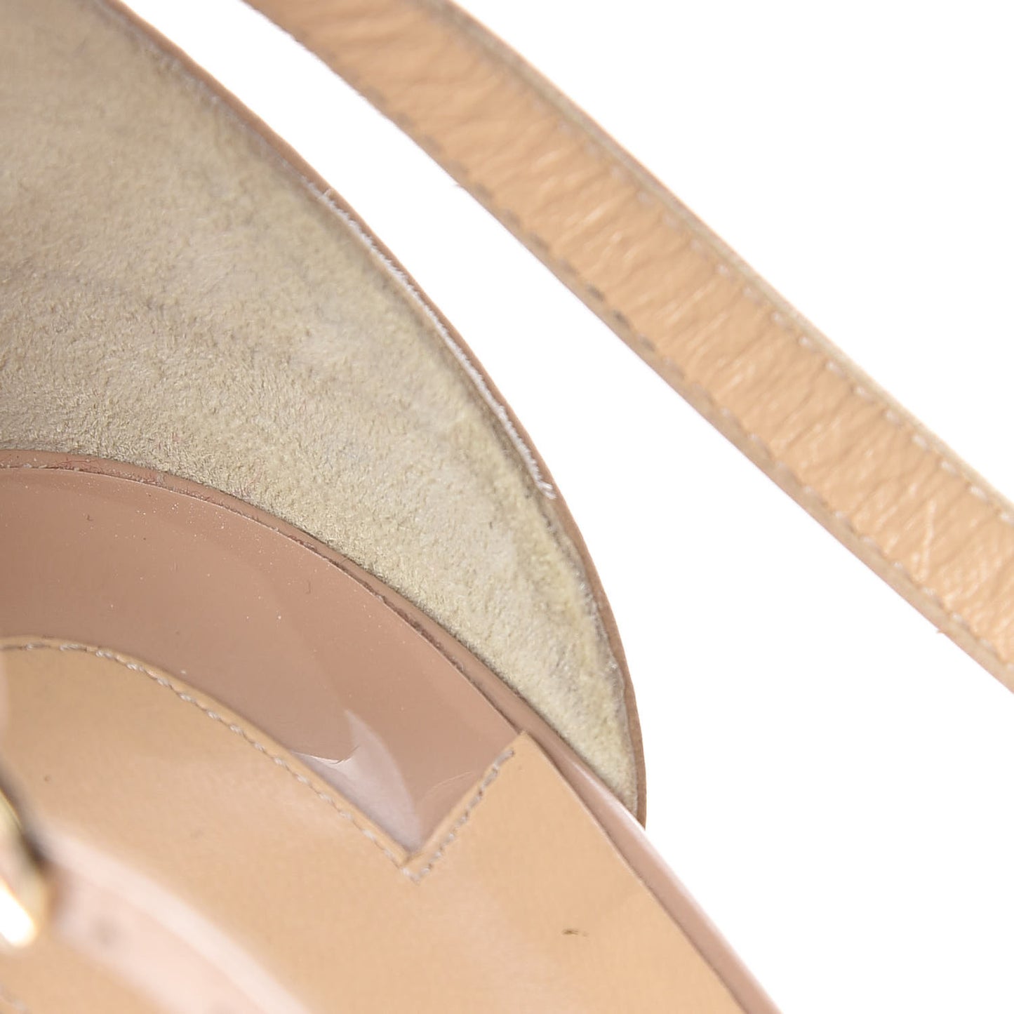 Nappa Patent Mira Bella 100 Sandals 37 Nude