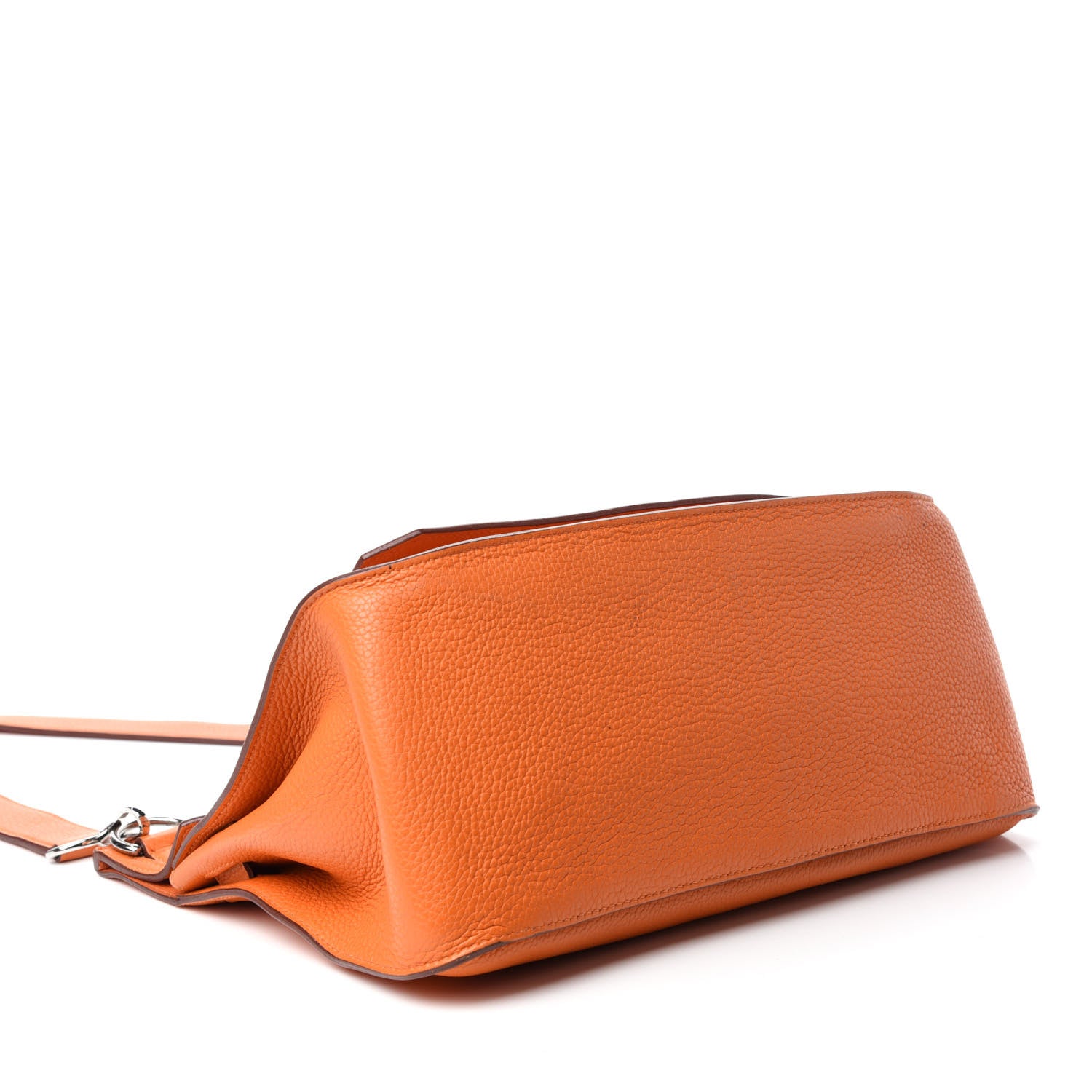 Hermes Taurillon Clemence Jypsiere 34 Orange 4 of 15