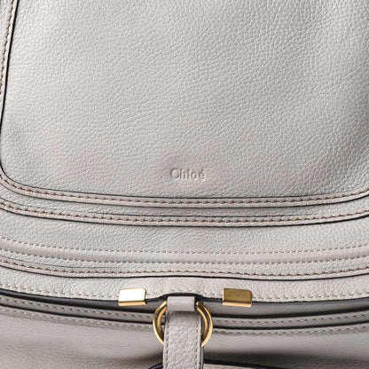 Chloe Calfskin Large Marcie Satchel Dove 7 of 13