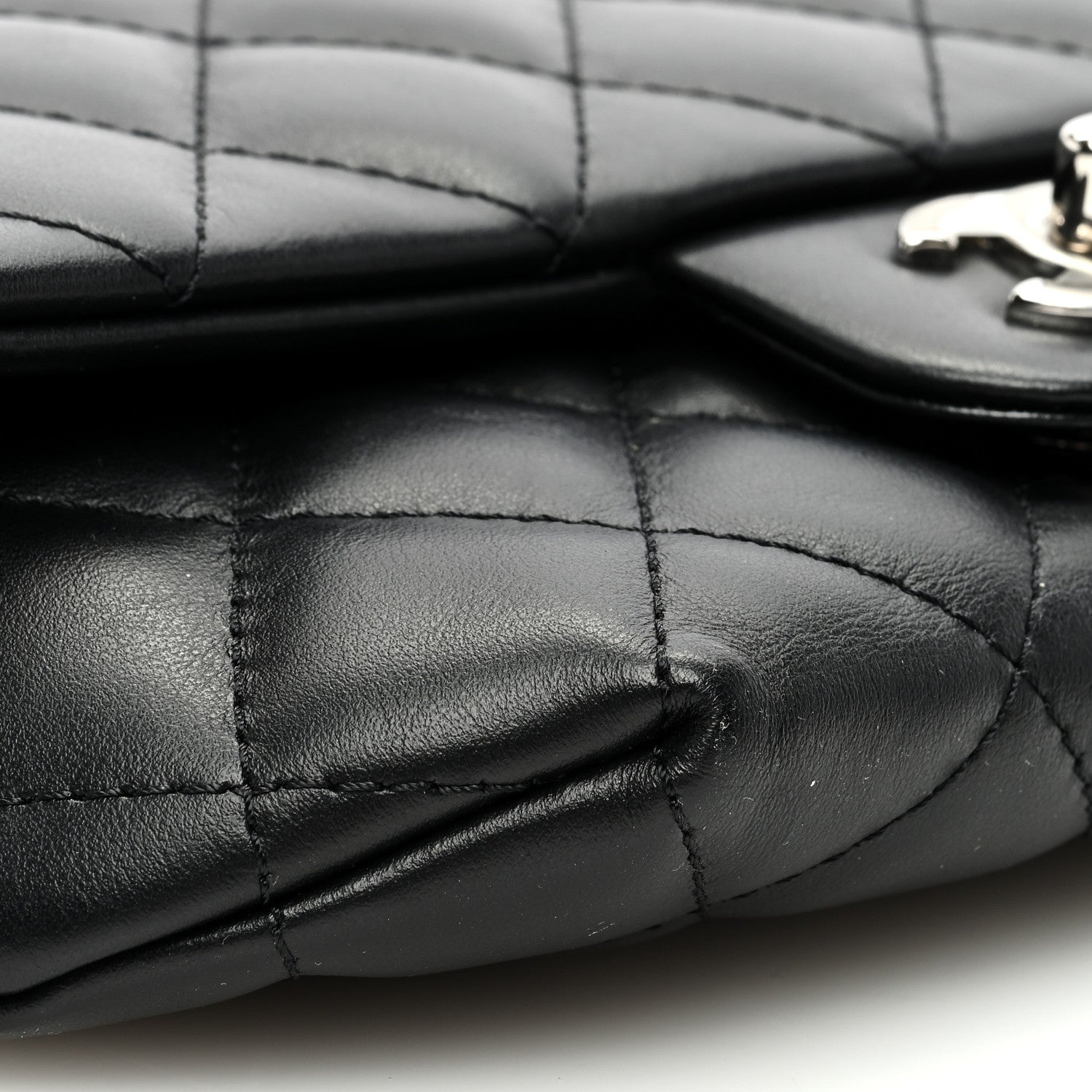Chanel Calfskin Quilted CC Uniform Flap Belt Bag Black 9 of 10