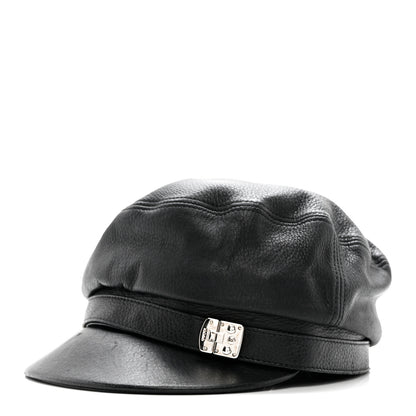Gucci Calfskin Cellarius Hat S Black 1 of 10
