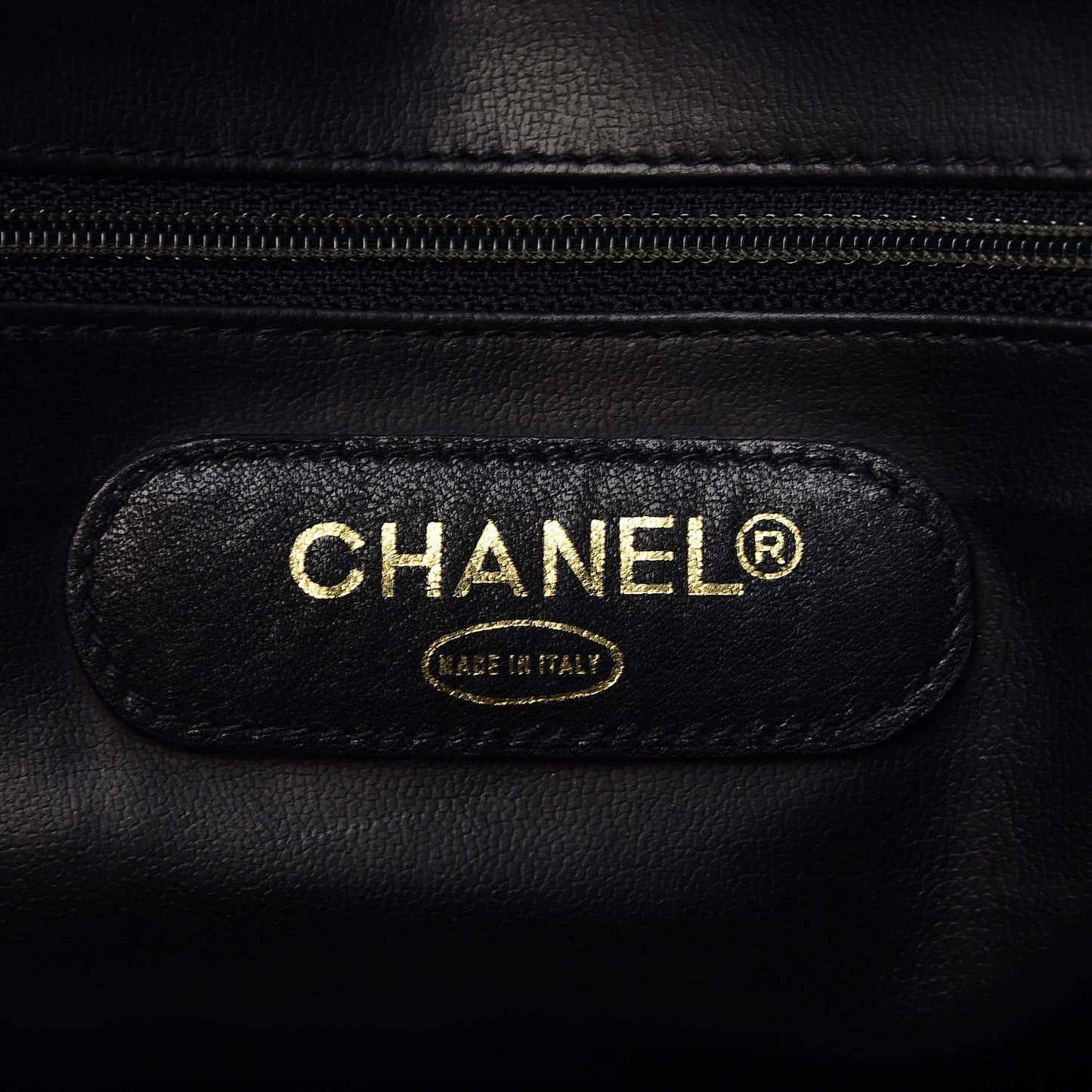Calfskin Stitched Duffel Bag Black