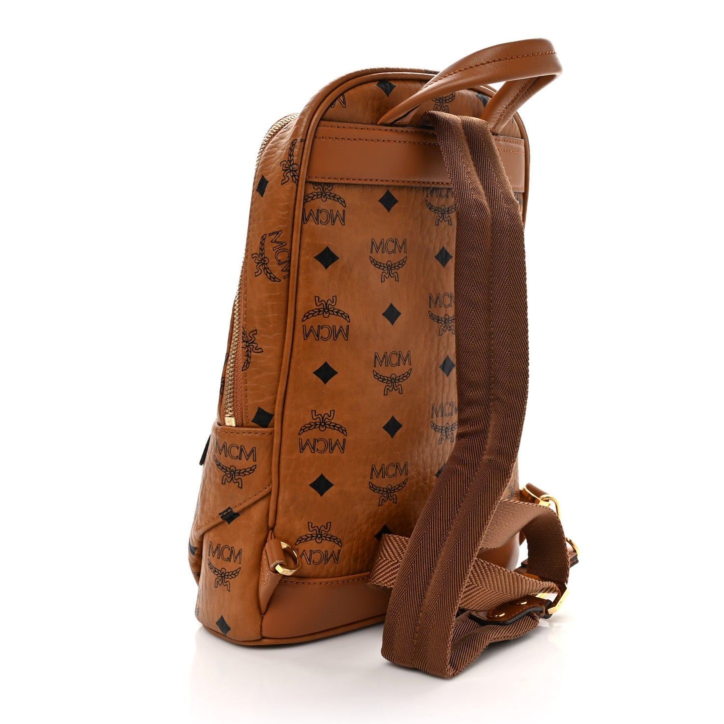 Visetos Klassik Small Sling Bag Cognac