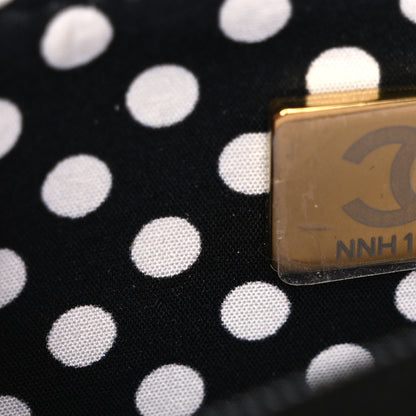 Chanel Lambskin Quilted Pearl CC Wallet on Chain WOC Black 8 of 11