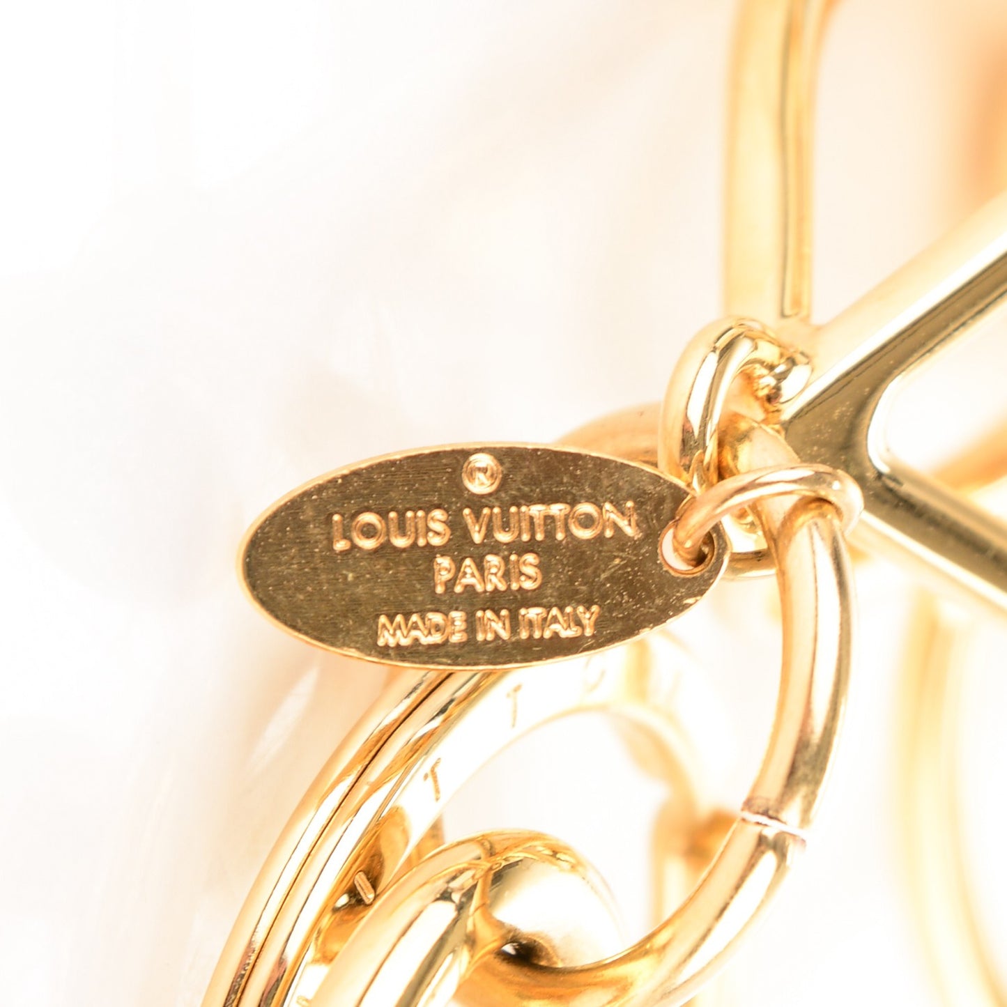 Sphere Bag Charm Gold