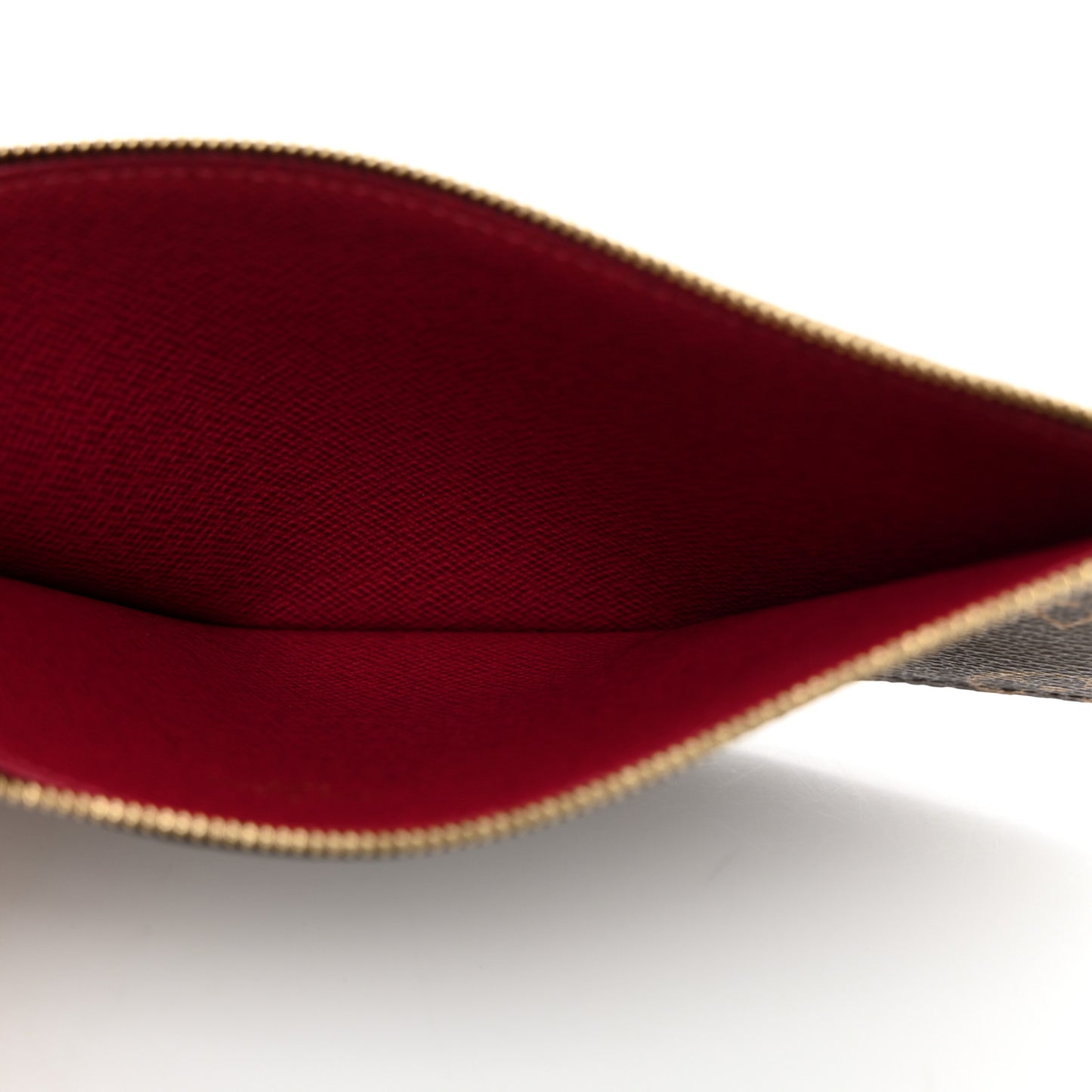 Monogram Felicie Chain Wallet Zippered Insert Fuchsia