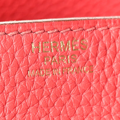 Hermes Togo Birkin 30 Rouge Pivoine 6 of 12