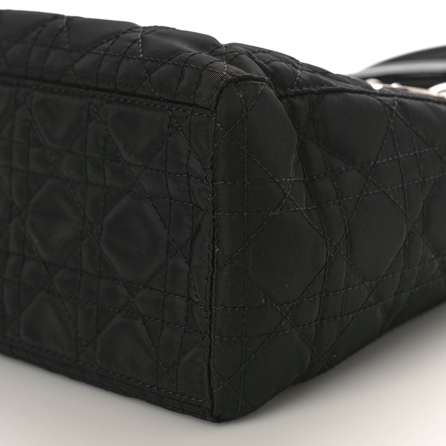 Christian Dior Nylon Cannage Medium Lady Dior Black 8 of 8