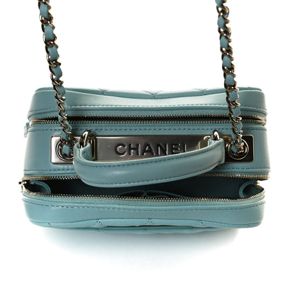Chanel Lambskin Quilted Small Trendy CC Bowling Bag Light Blue 4 of 12