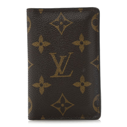 Louis Vuitton Monogram Pocket Organizer Card Holder NM 1 of 9