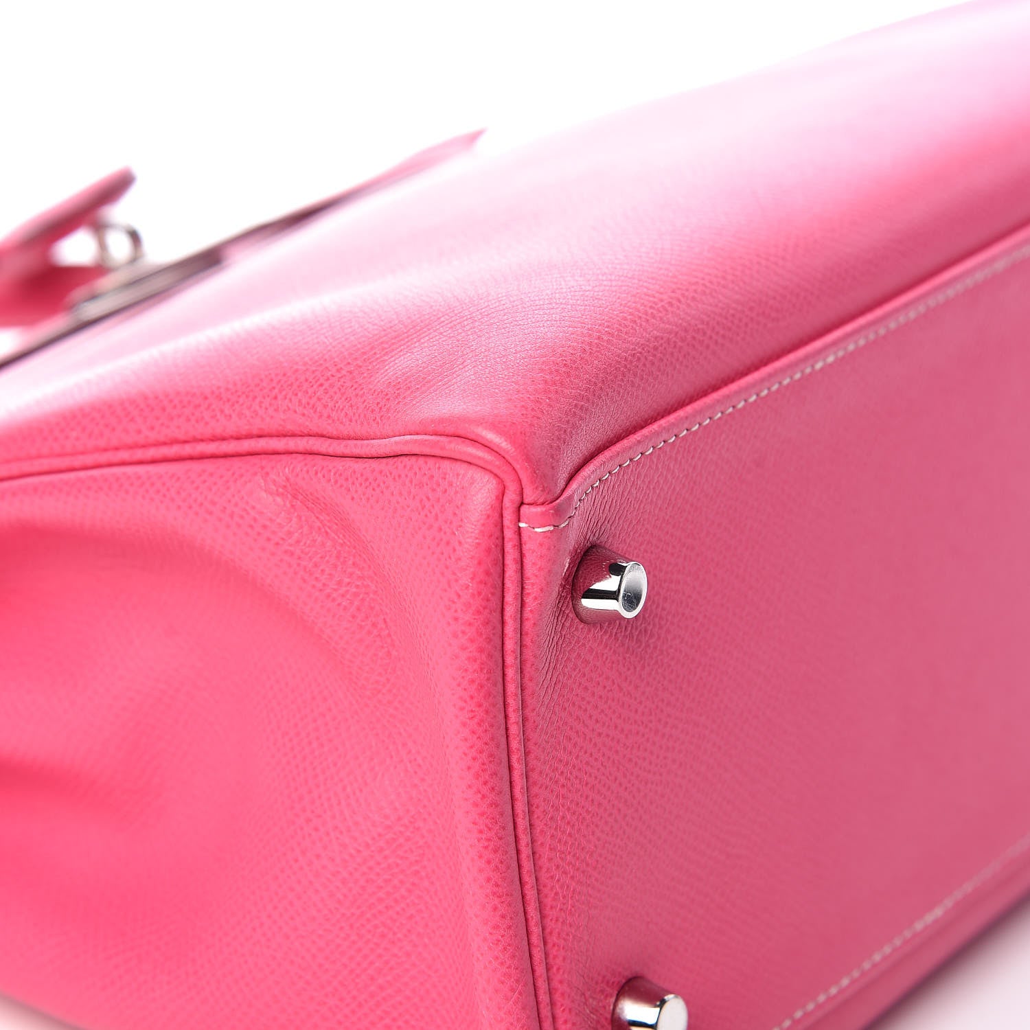 Hermes Epsom Candy Kelly Retourne 32 Rose Tyrien Rubis 7 of 40