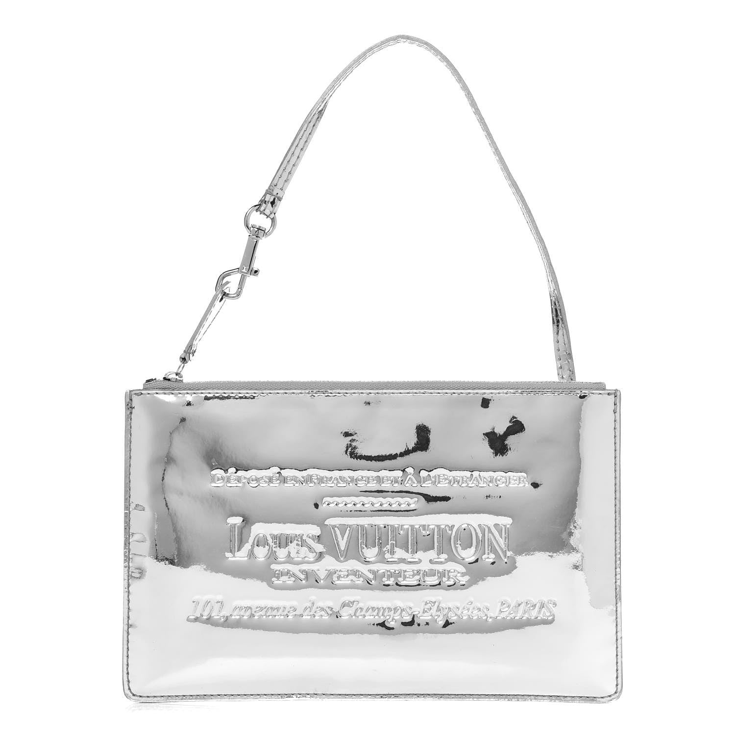 Louis Vuitton Monogram Miroir Inventeur Pochette Plat Silver 1 of 9