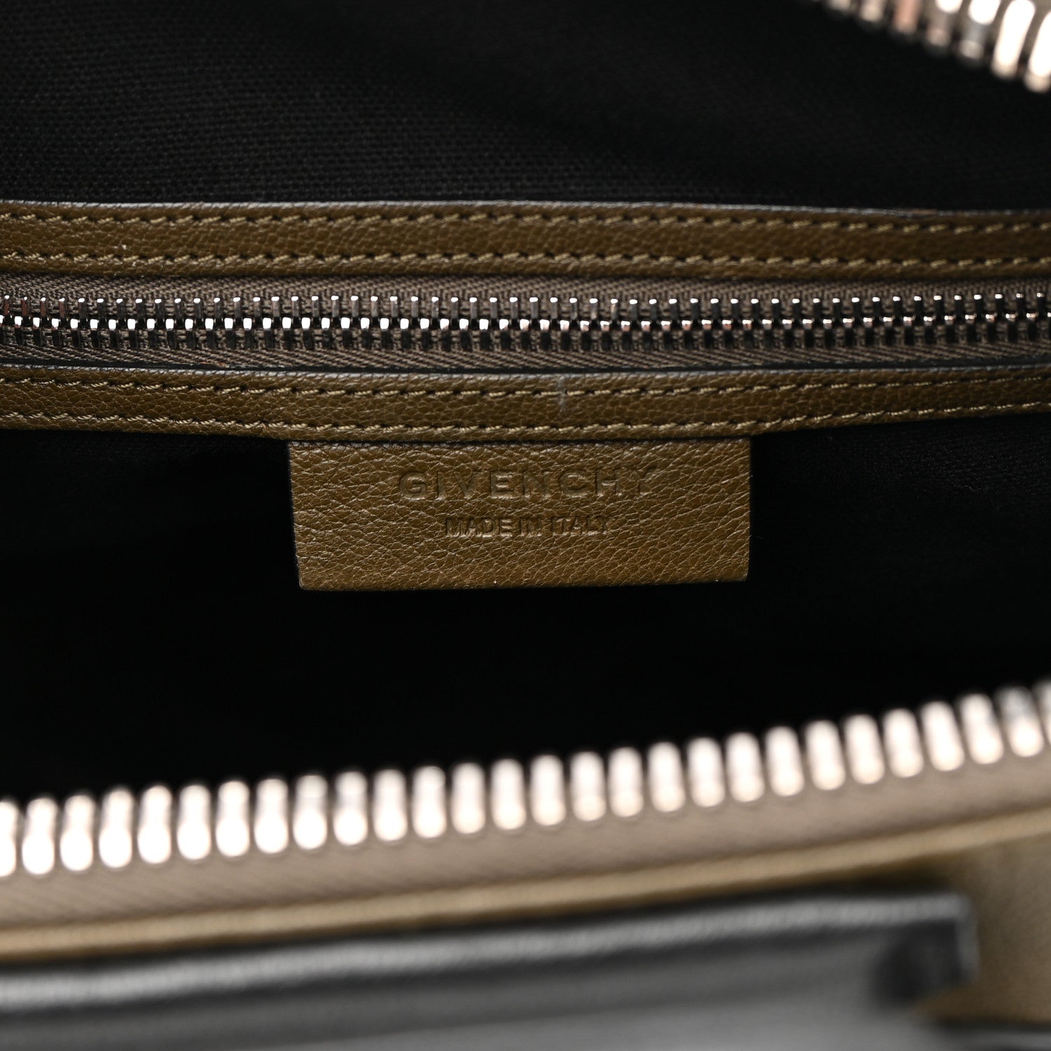 Givenchy Sugar Goatskin Small Tri-Color Antigona Olive Black 7 of 12