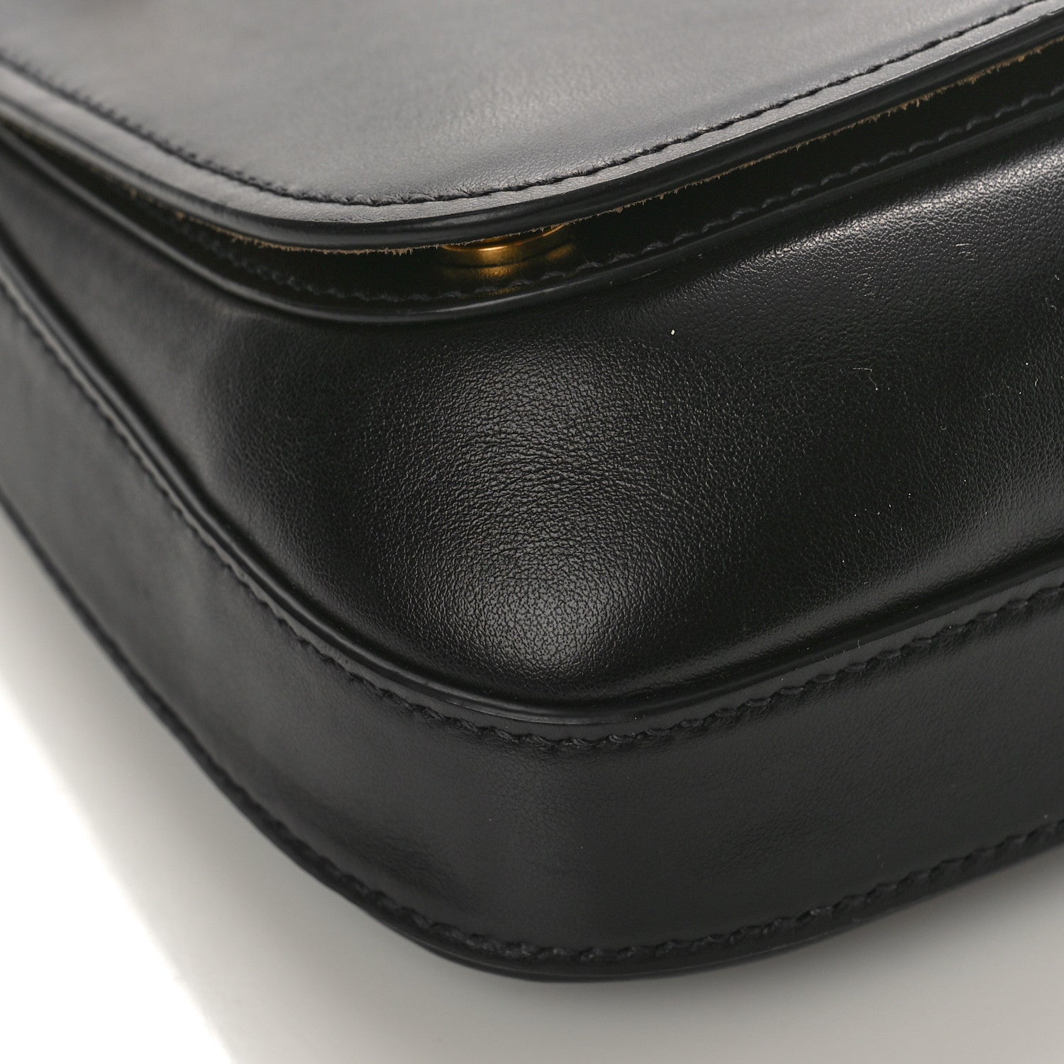Prada City Calf Pionniere Saddle Bag Black 7 of 8