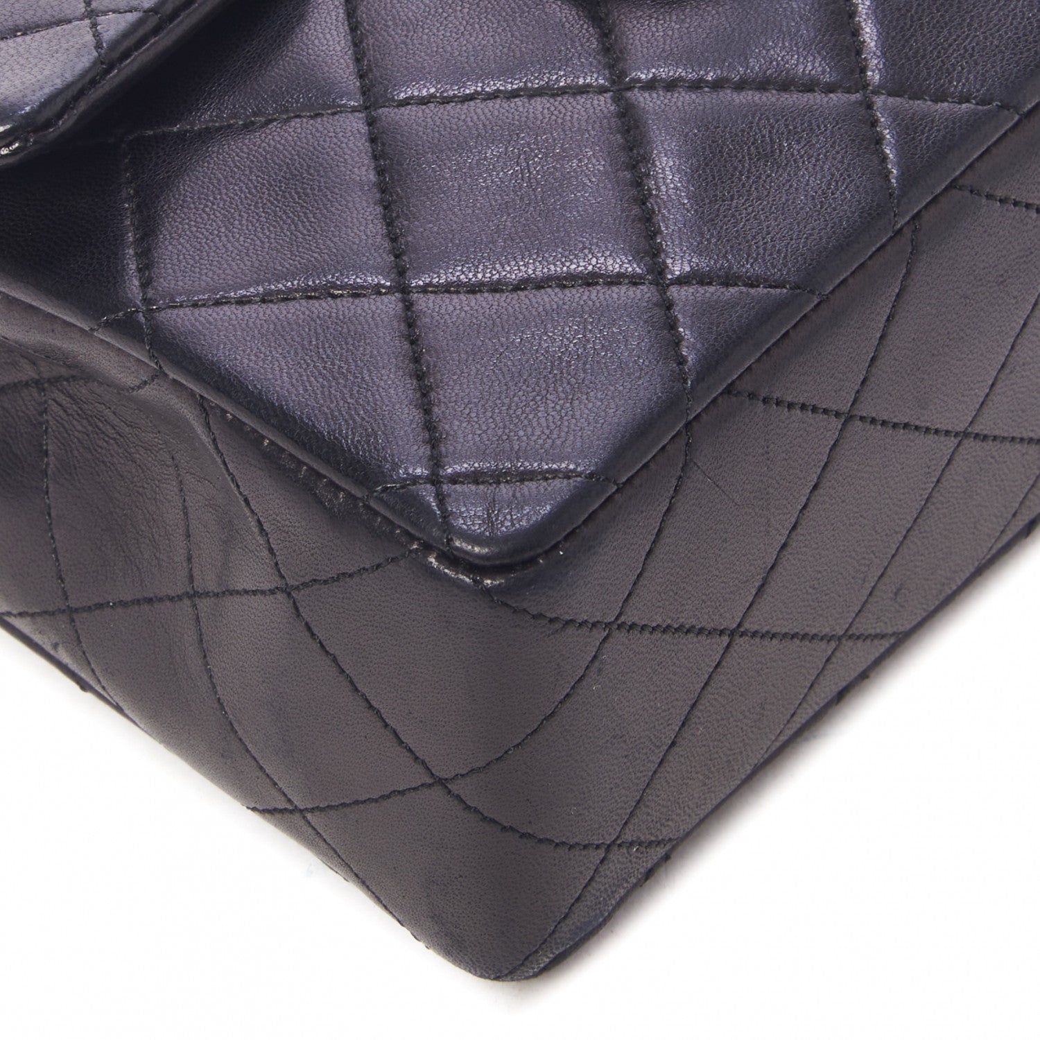 Chanel Lambskin Quilted Mini Square Flap Bag Black 16 of 28