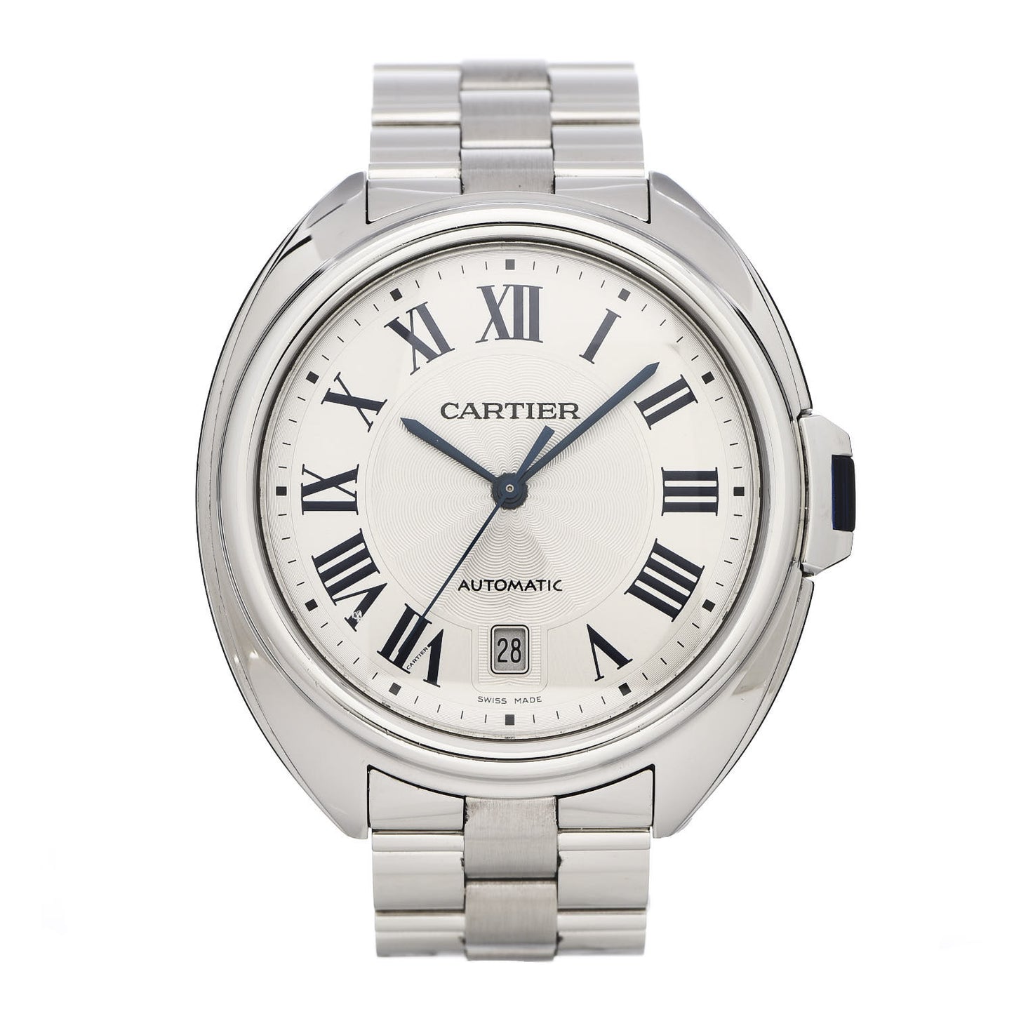 Stainless Steel 40mm Cle De Automatic Watch