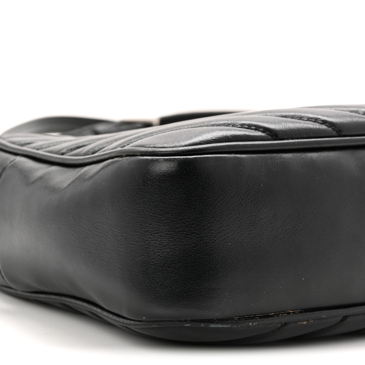 Calfskin Matelasse Monogram Lou Camera Bag Black