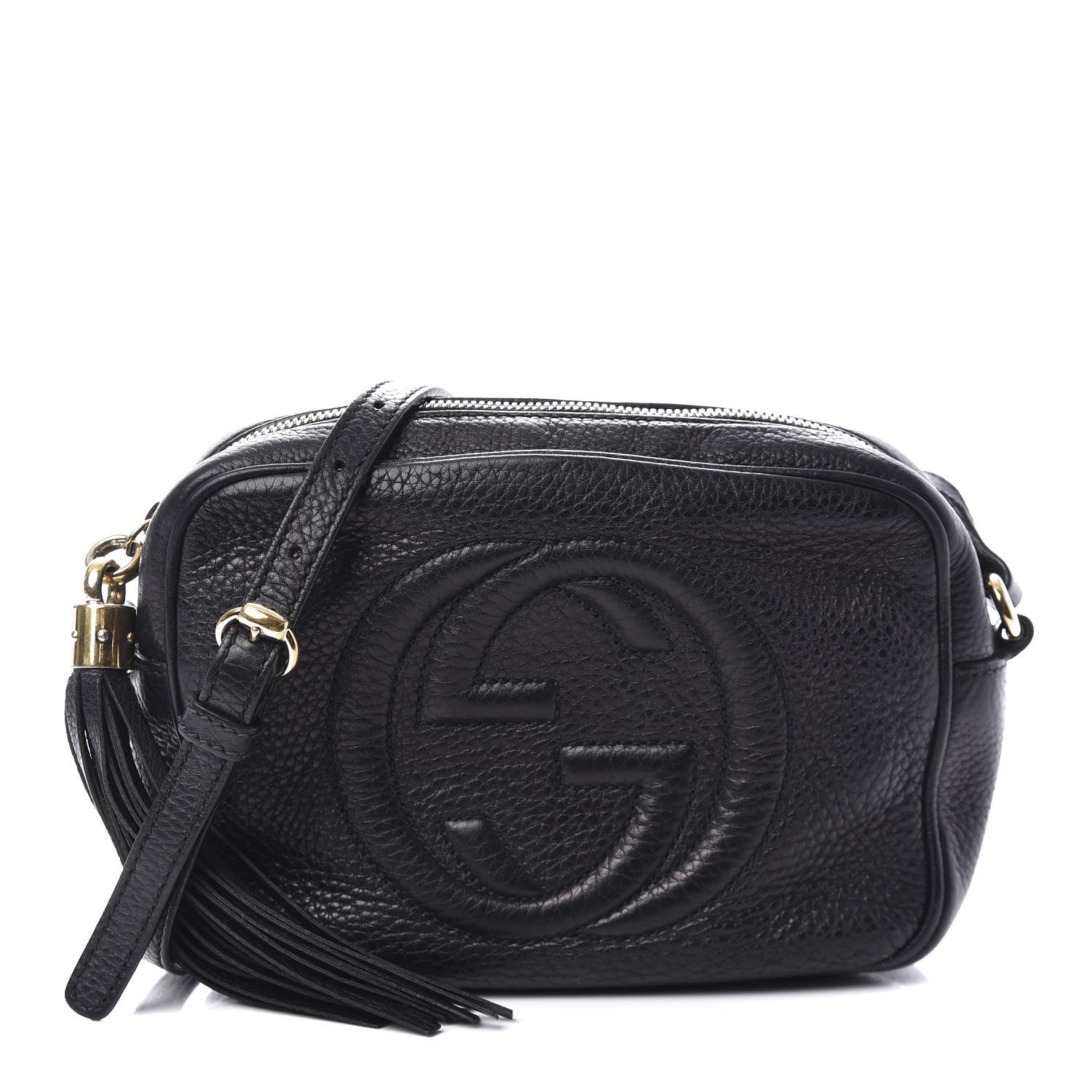 Gucci Pebbled Calfskin Small Soho Disco Bag Black 1 of 13