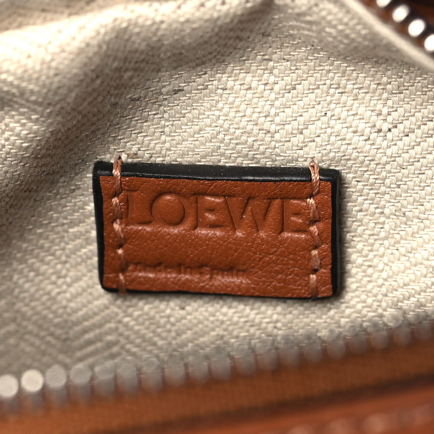 Calfskin Nano Puzzle Bag Tan